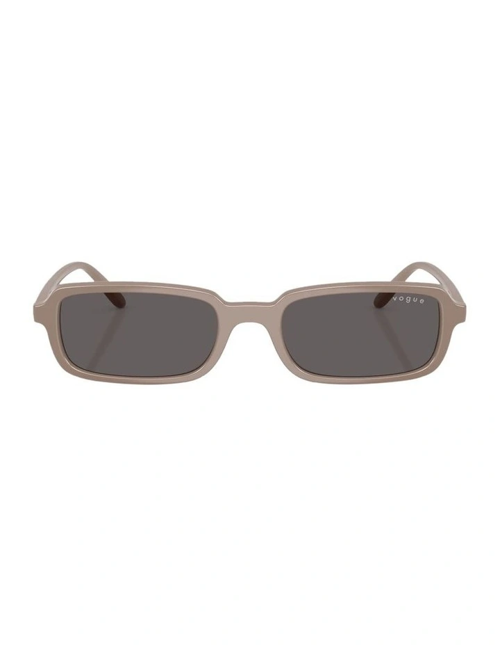Nylon Sunglasses in Beige image 1