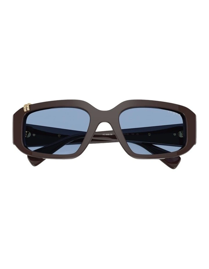 Acetate Sunglasses in Brown image 4