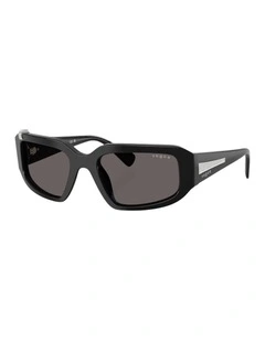 Acetate Sunglasses in Black