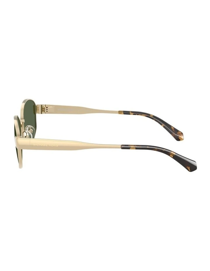 Monte Carlo Metal Polarised Sunglasses in Gold image 3