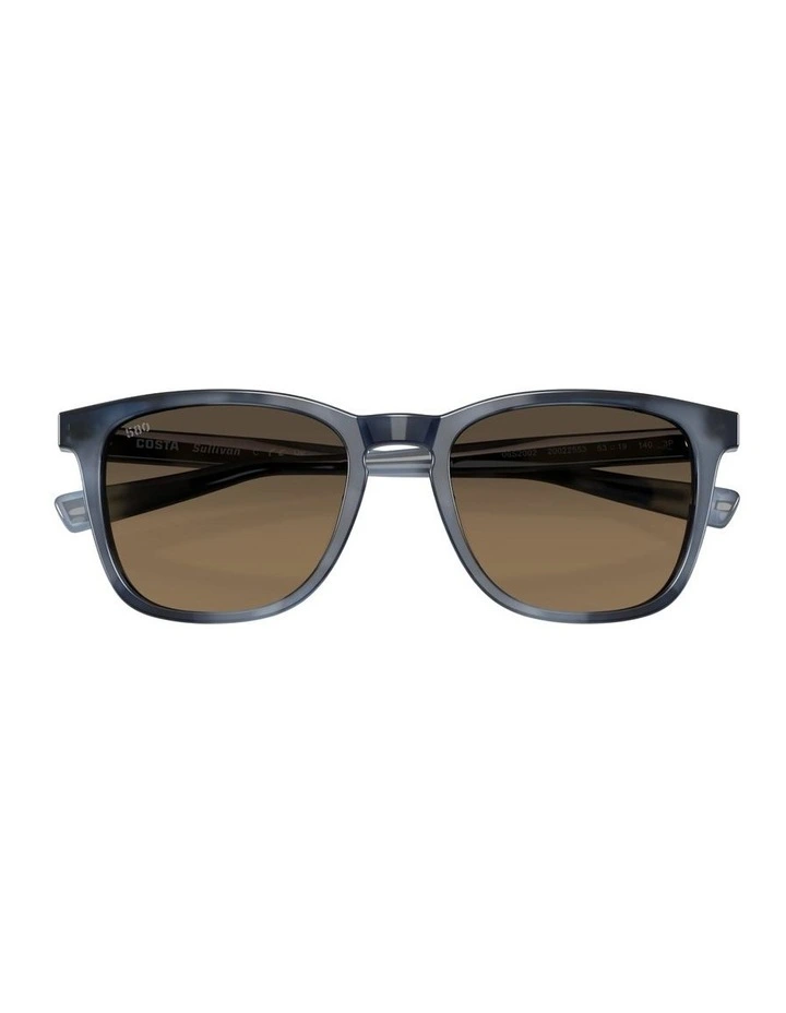 Sullivan Acetate Polarised Sunglasses in Blue image 4