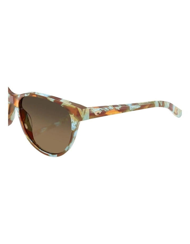 Catherine Acetate Polarised Sunglasses in Blue image 6
