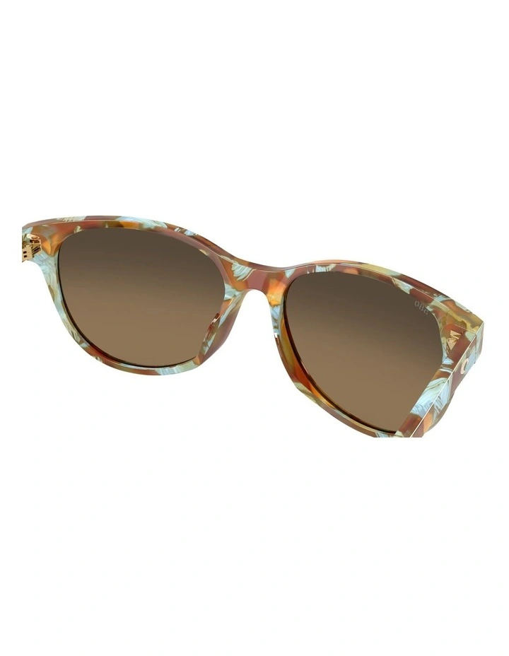 Catherine Acetate Polarised Sunglasses in Blue image 7
