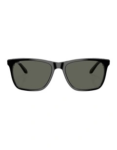 Gravels Acetate Polarised Sunglasses in Black