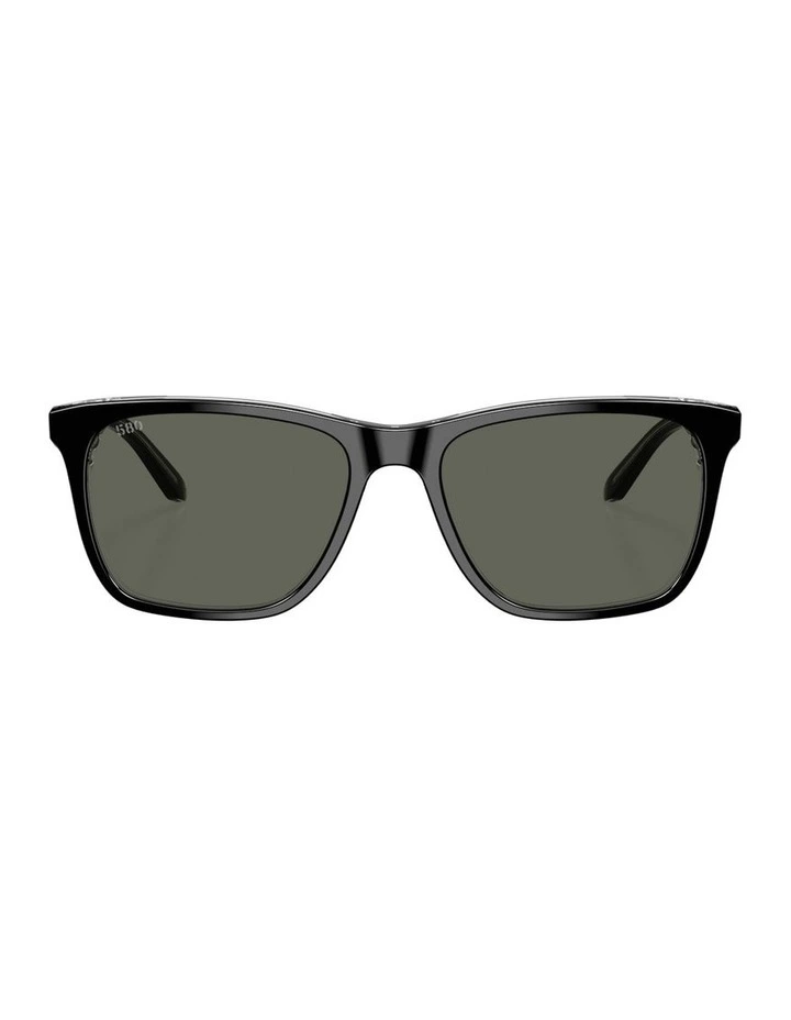 Gravels Acetate Polarised Sunglasses in Black image 1