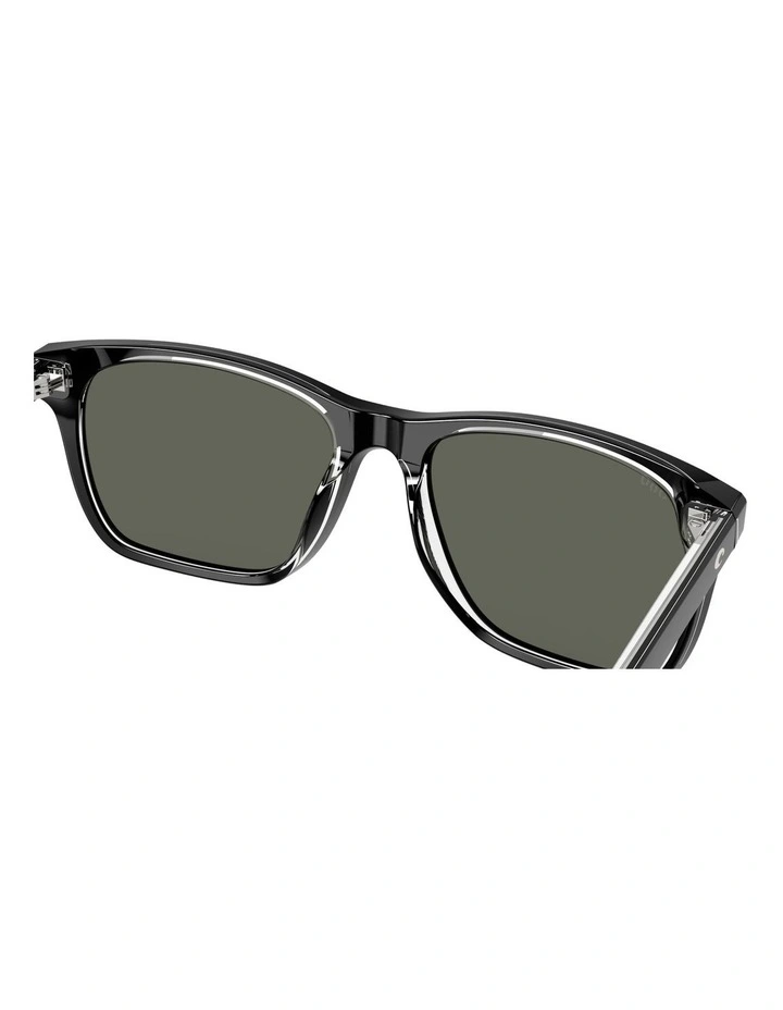 Gravels Acetate Polarised Sunglasses in Black image 6