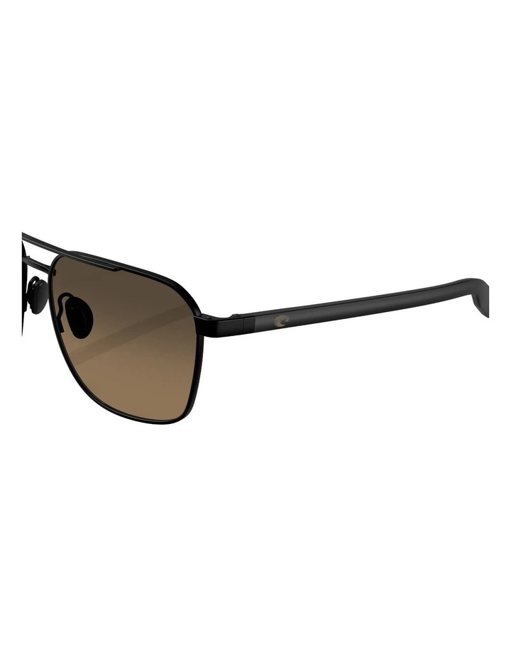 Wader Metal Polarised Sunglasses in Black image 5
