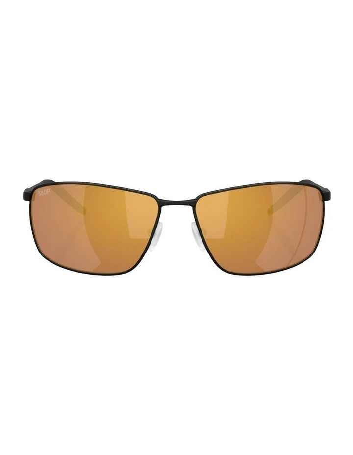 Turret Titanium Polarised Sunglasses in Black image 2