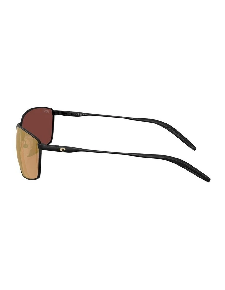 Turret Titanium Polarised Sunglasses in Black image 3