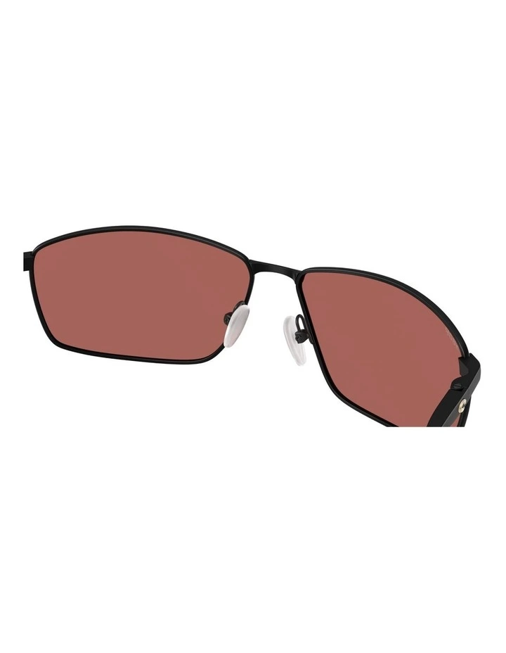 Turret Titanium Polarised Sunglasses in Black image 6