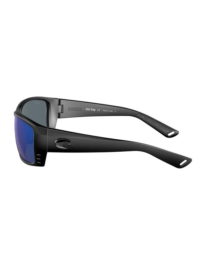 Cat Cay Injected Polarised Sunglasses in Black image 3