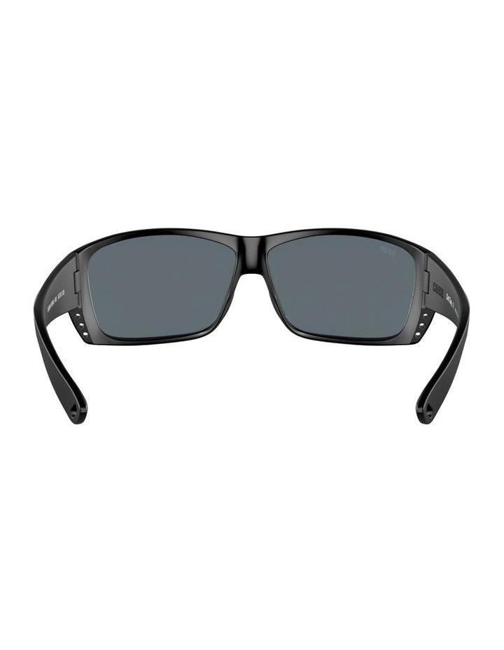 Cat Cay Injected Polarised Sunglasses in Black image 4
