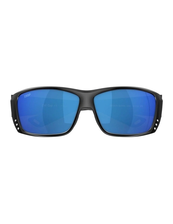Cat Cay Injected Polarised Sunglasses in Black image 5