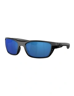 Whitetip Injected Polarised Sunglasses in Black