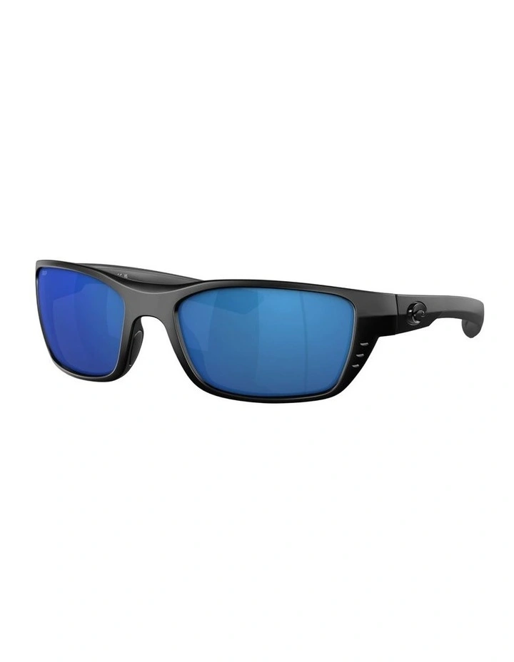 Whitetip Injected Polarised Sunglasses in Black image 1