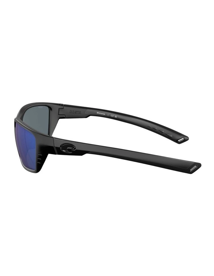 Whitetip Injected Polarised Sunglasses in Black image 3