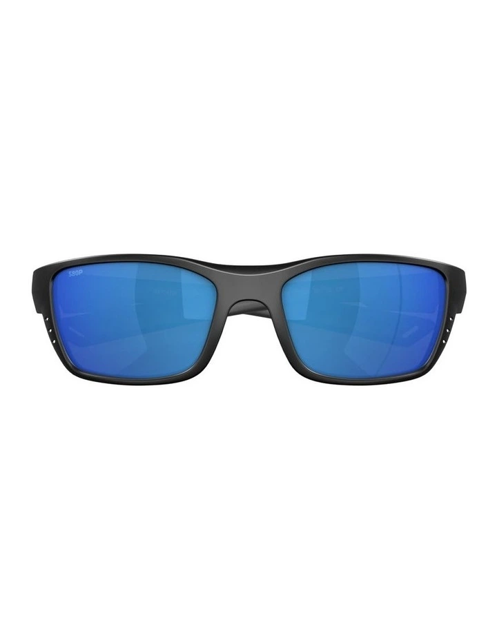 Whitetip Injected Polarised Sunglasses in Black image 5
