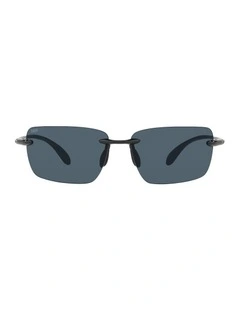 Gulf Shore Injected Polarised Sunglasses in Black