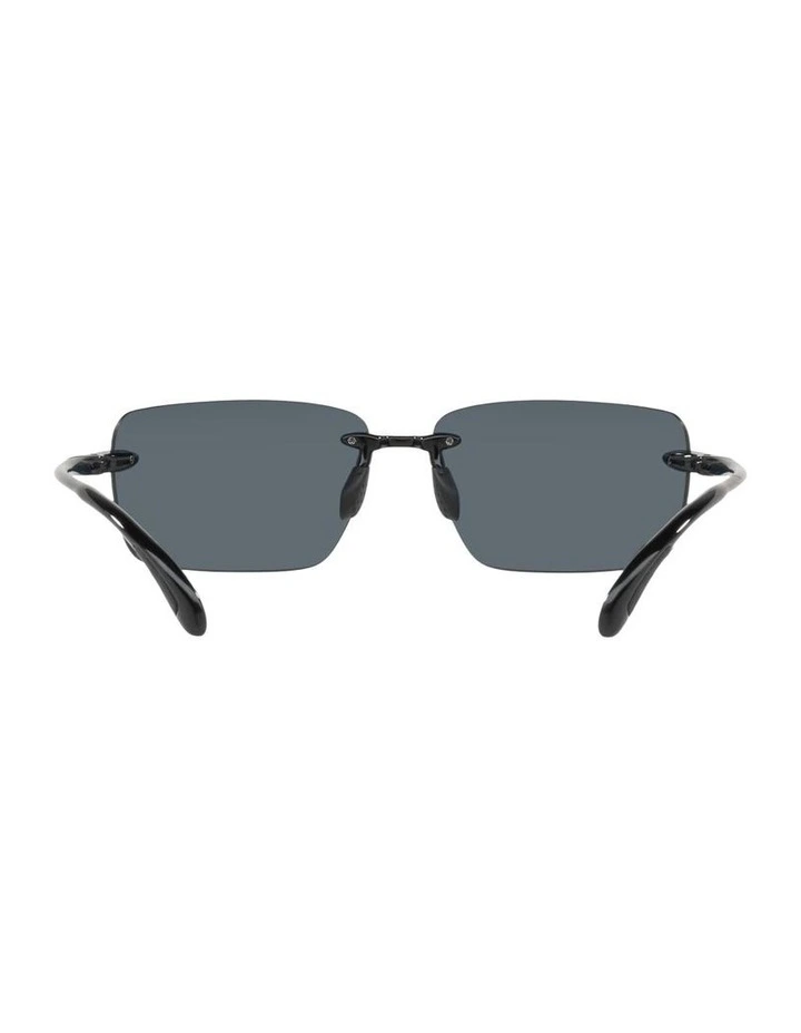 Gulf Shore Injected Polarised Sunglasses in Black image 3