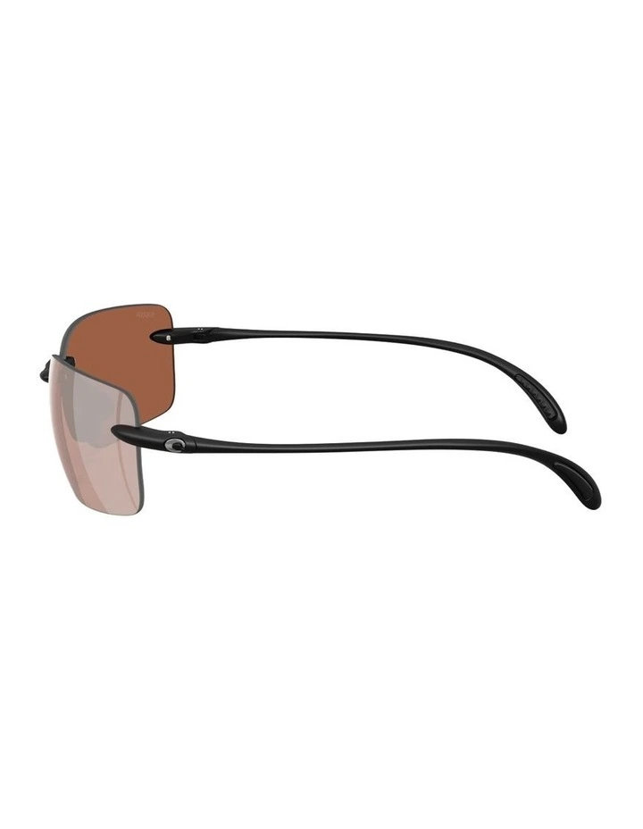 Gulf Shore Injected Polarised Sunglasses in Black image 3
