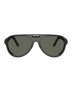 Grand Catalina Injected Polarised Sunglasses in Black