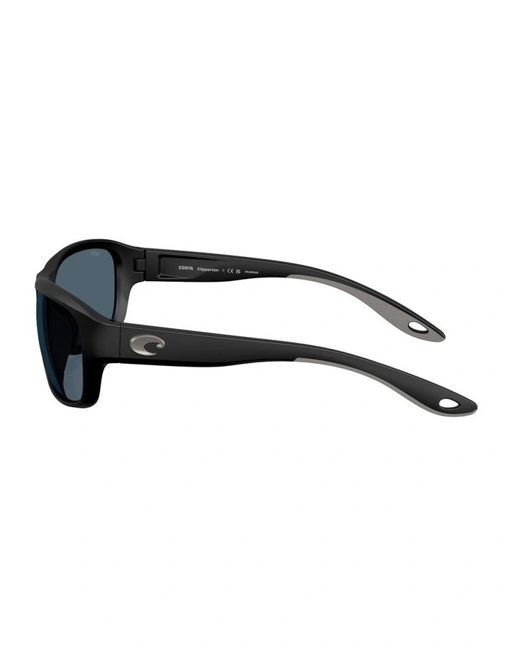 Clipperton Injected Polarised Sunglasses in Black image 3