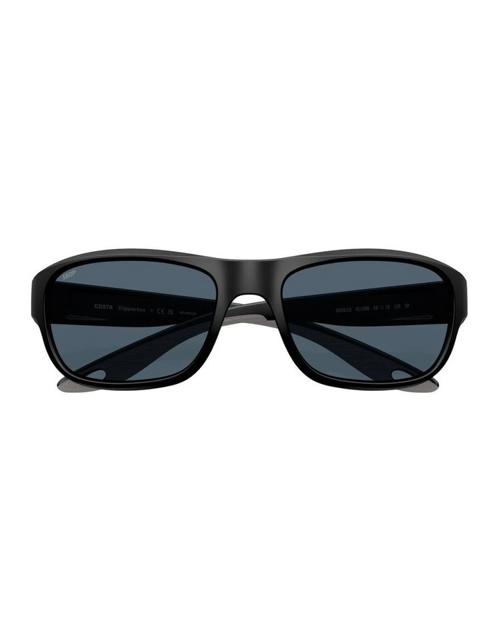 Clipperton Injected Polarised Sunglasses in Black image 4