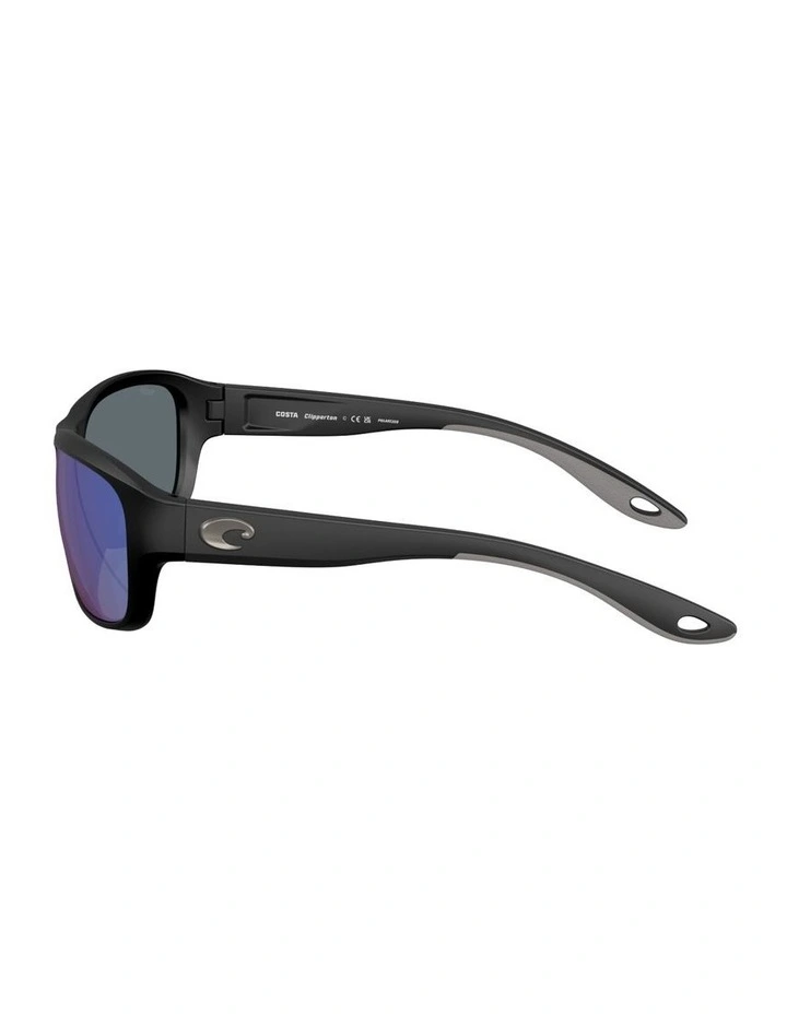 Clipperton Injected Polarised Sunglasses in Black image 2
