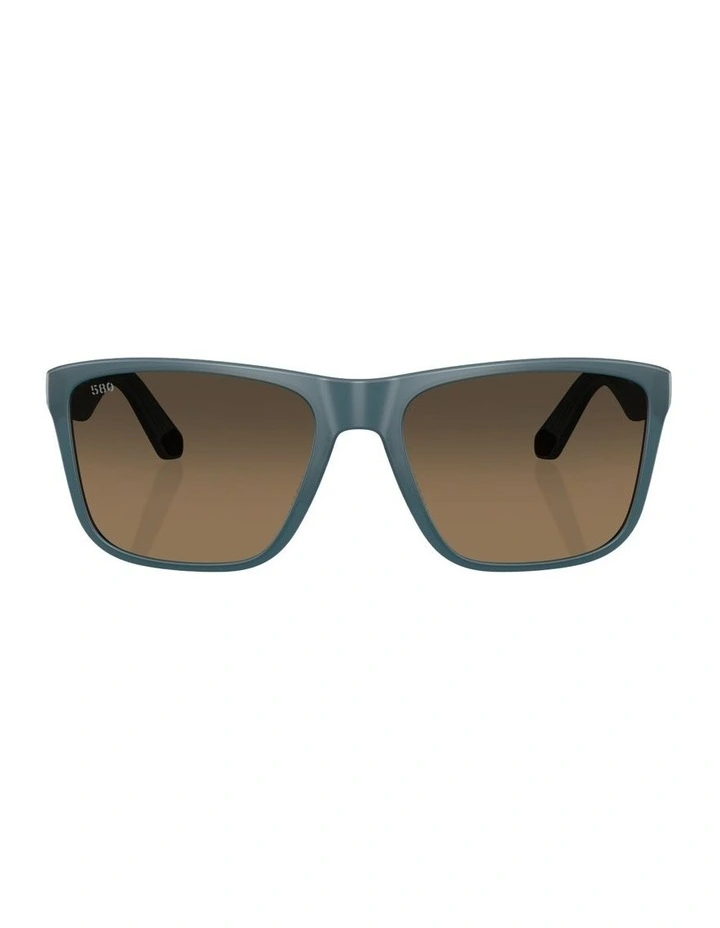 Los Alijos Injected Polarised Sunglasses in Blue image 1