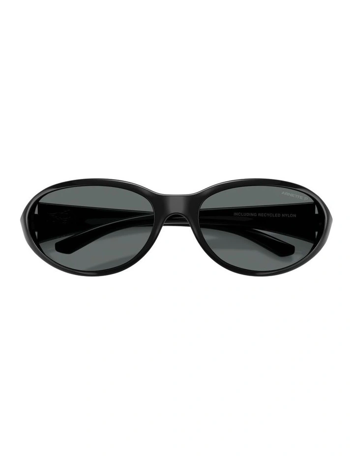 Raven Injected Polarised Sunglasses in Black image 4