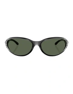 Raven Injected Sunglasses in Grey
