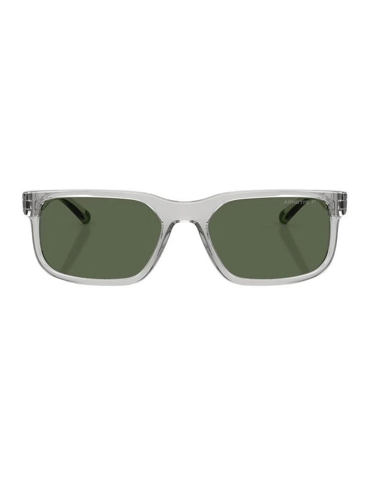 Injected Polarised Sunglasses in Grey image 1