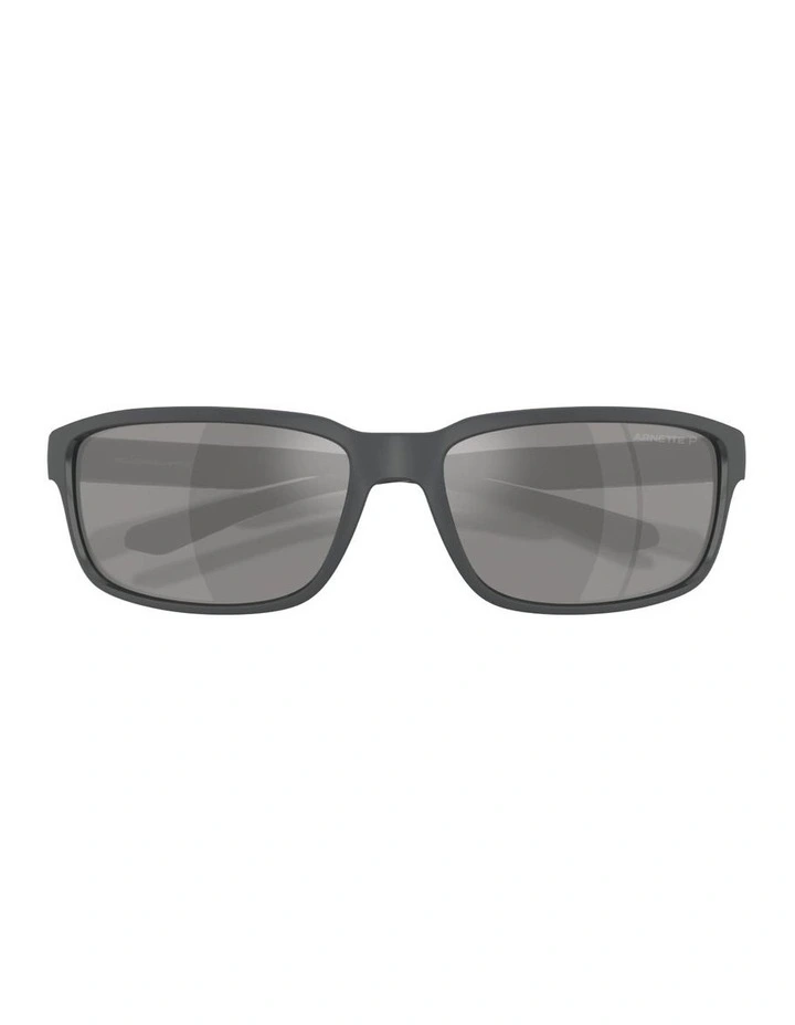 Injected Polarised Sunglasses in Grey image 2