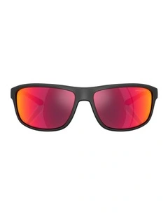 Injected Sunglasses in Black