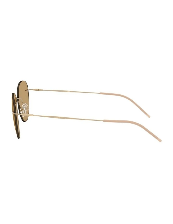 Metal Sunglasses in Gold image 2