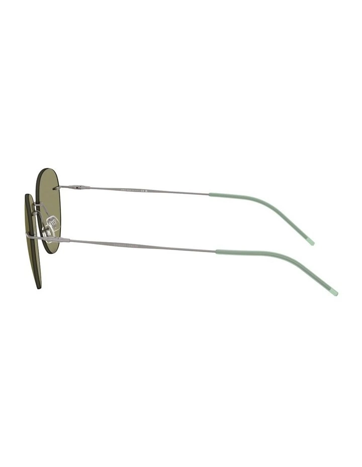 Metal Sunglasses in Grey image 3