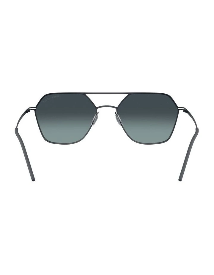Metal Sunglasses in Blue image 3