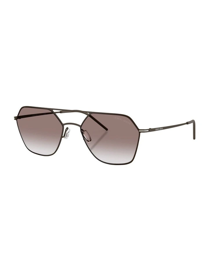 Metal Sunglasses in Brown image 1