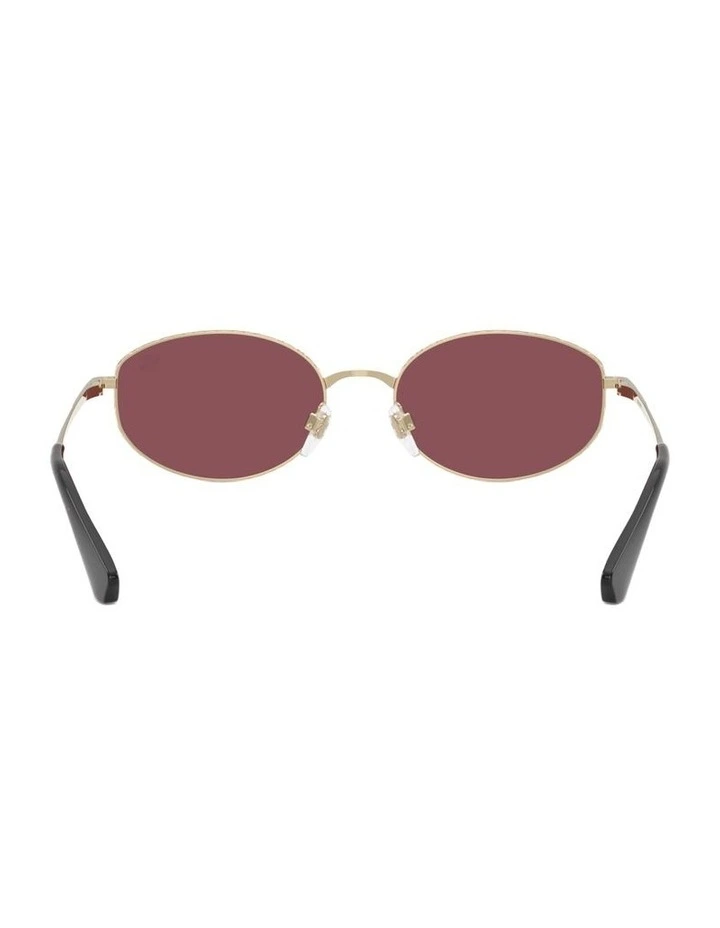 Metal Polarised Sunglasses in Gold image 2