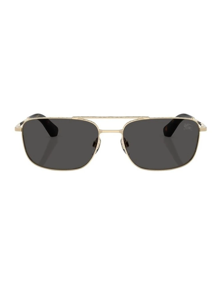 Metal Sunglasses in Gold image 2