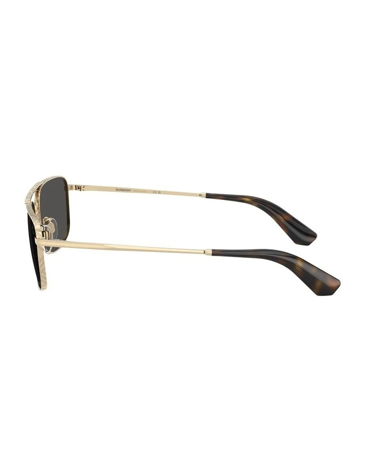 Metal Sunglasses in Gold image 3
