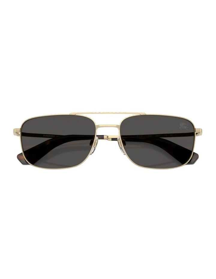 Metal Sunglasses in Gold image 4