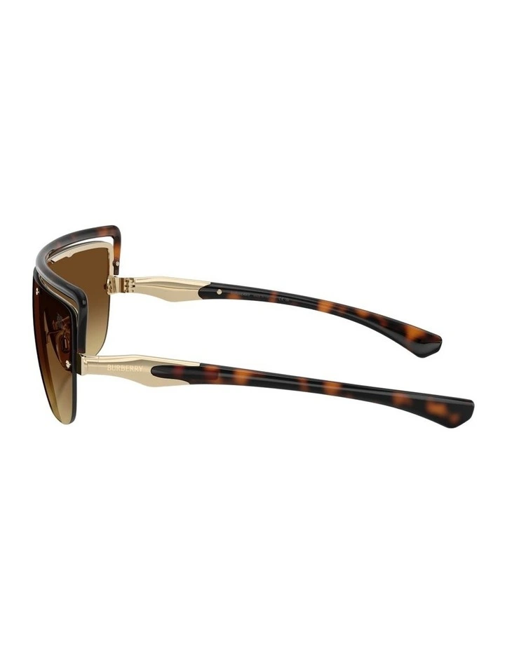 Metal Sunglasses in Brown image 2