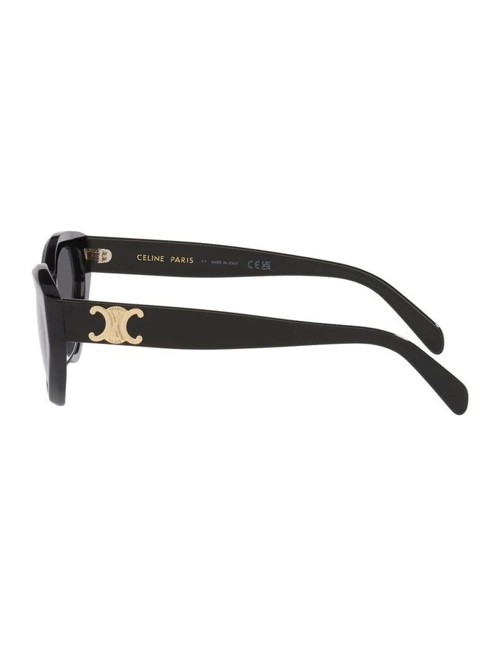 Triomphe Acetate Sunglasses CL40323U in Black image 3
