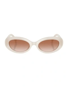 Acetate Sunglasses in White