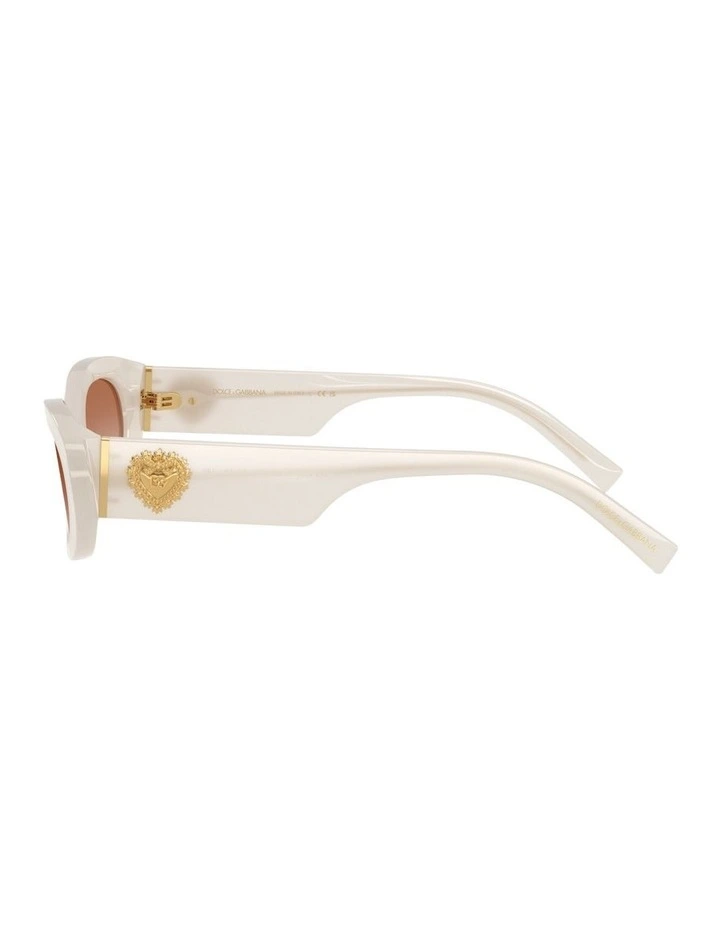 Acetate Sunglasses in White image 2