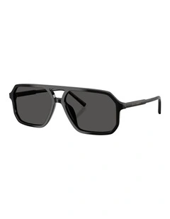Acetate Sunglasses in Black