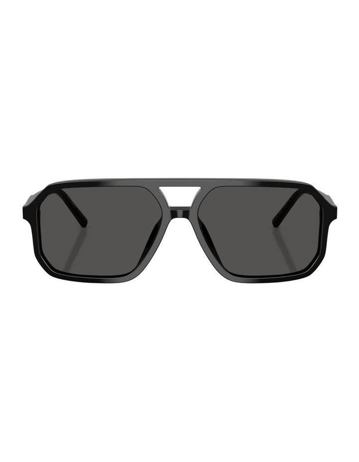 Acetate Sunglasses in Black image 2