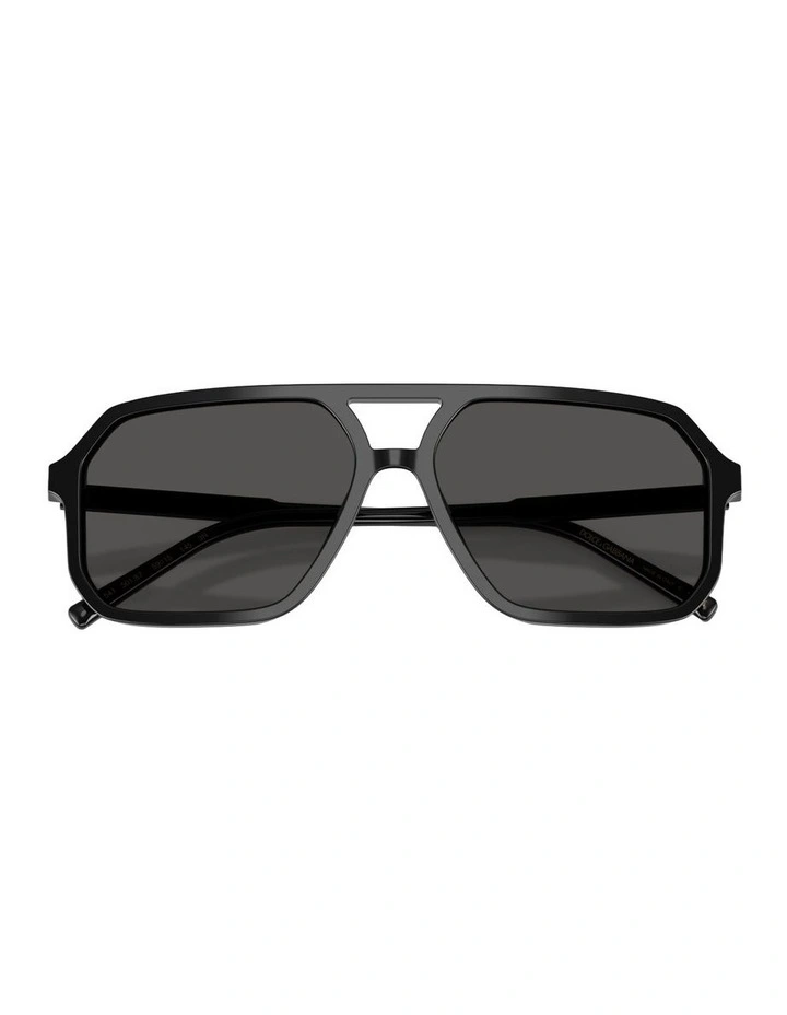 Acetate Sunglasses in Black image 4