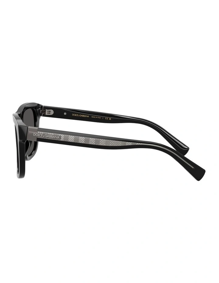 Acetate Sunglasses in Black image 2